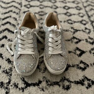 Betsy Johnson Rhinestone Sneakers